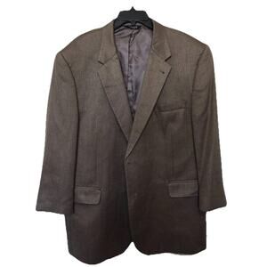 Jos‎ A Bank Signature Collection Men's Silk Camel Blend Sport Coat Sz 48R Brown